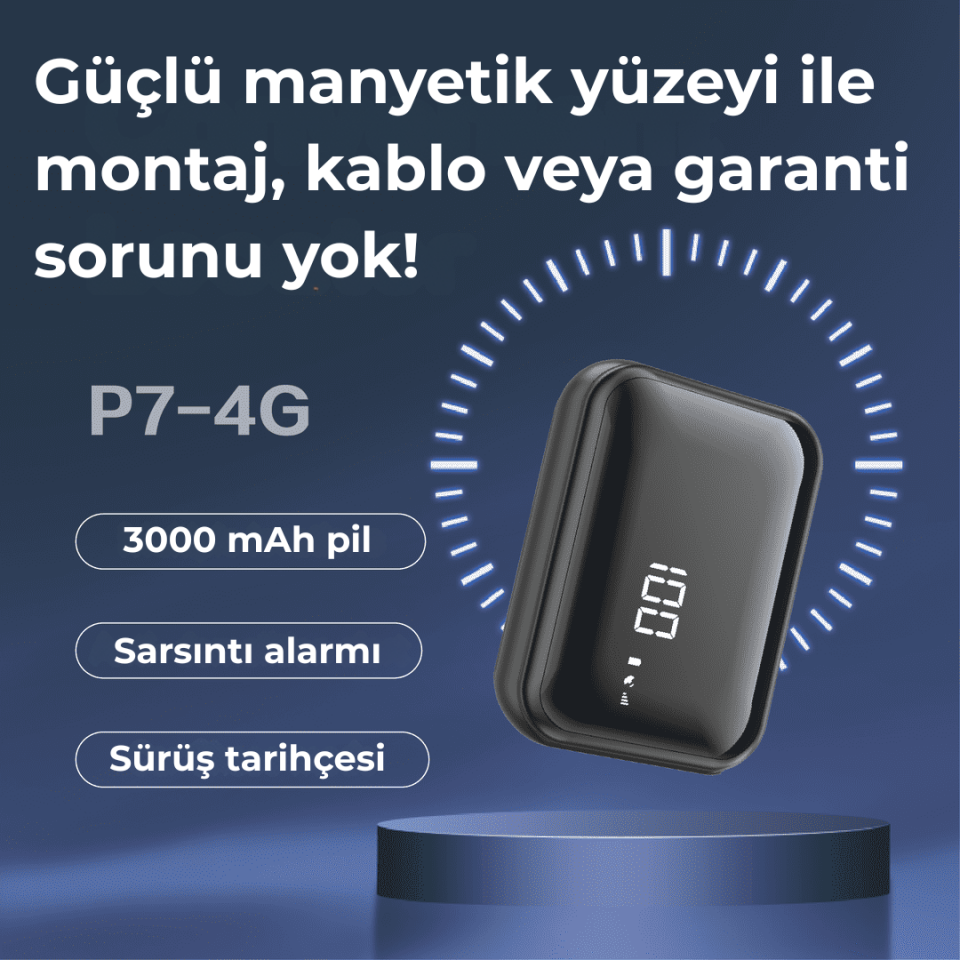 Zoobll P7 Kablosuz Akıllı GPS Takip Cihazı