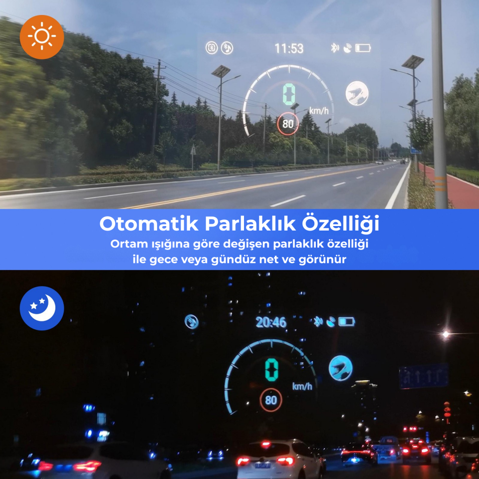MotoEye E6+ Kask İçi Akıllı Ekran (HUD)