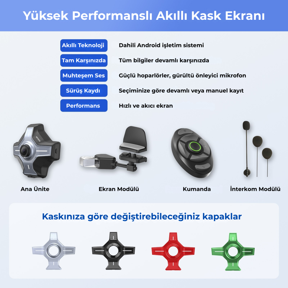 MotoEye E6+ Kask İçi Akıllı Ekran (HUD)