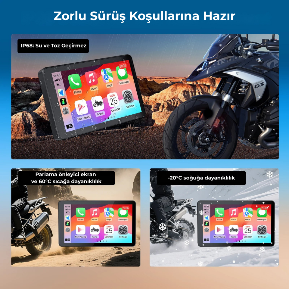 VeraGo BMW Motosiklet CarPlay