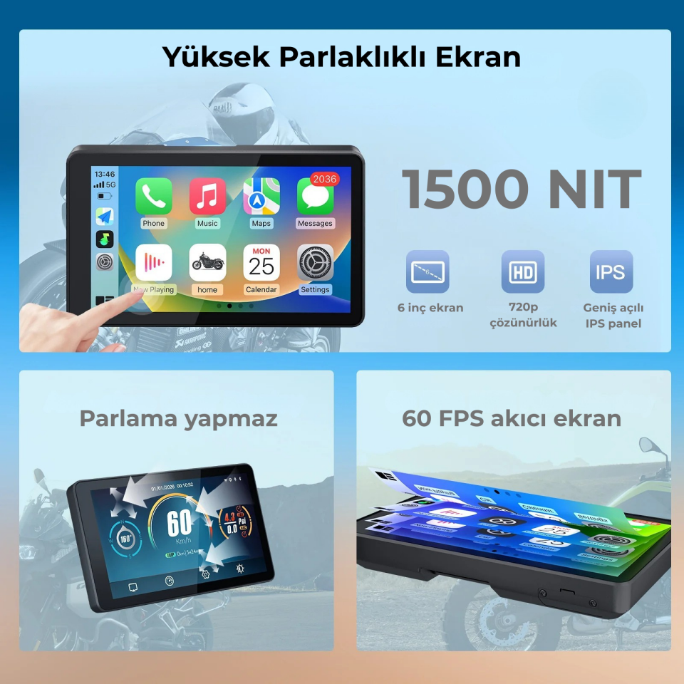 VeraGo BMW Motosiklet CarPlay