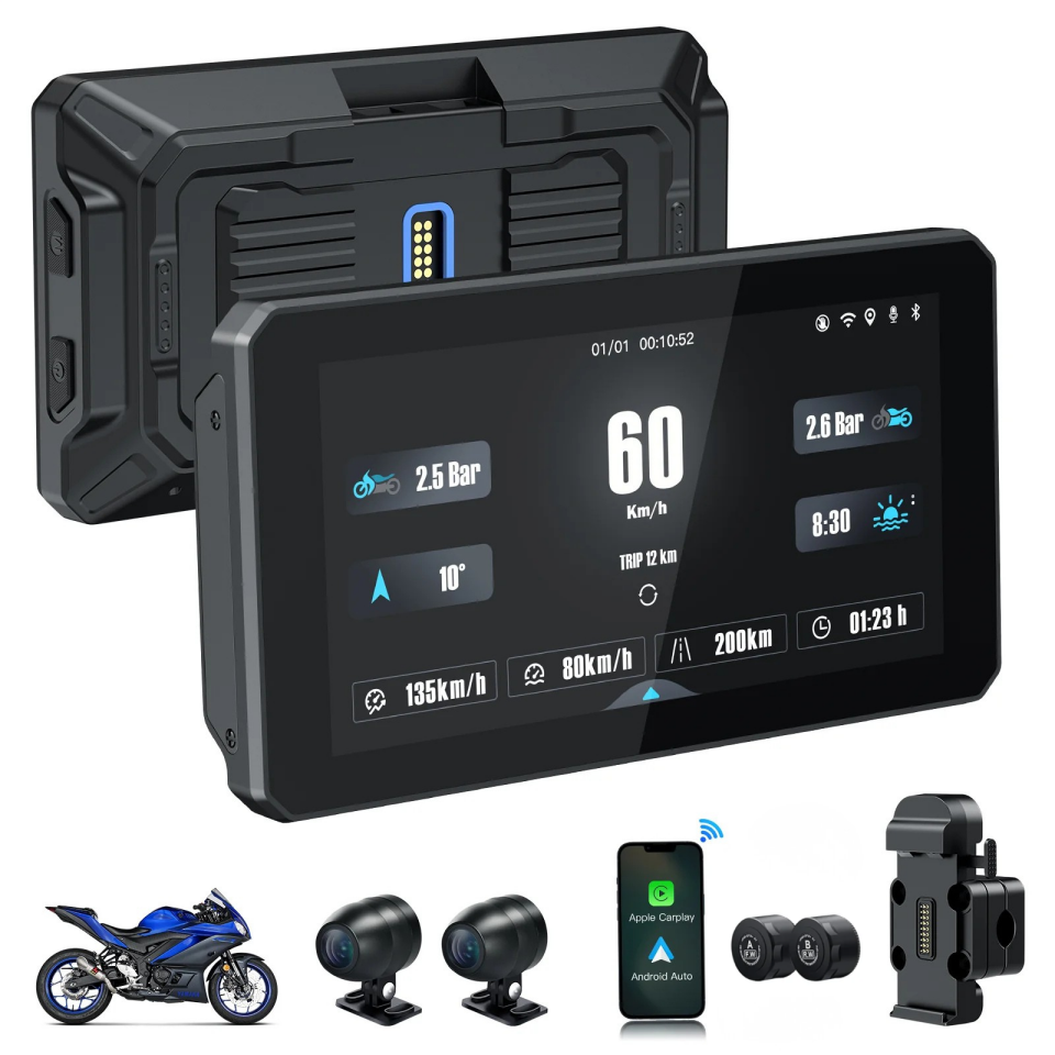 VeraGo Üniversal Motosiklet CarPlay