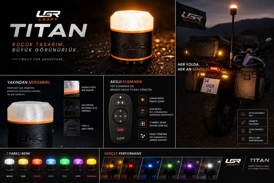 UGR Craft Titan LED Direk Lambası